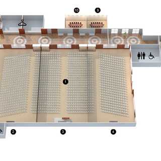 План первого этажа Конгресс центра