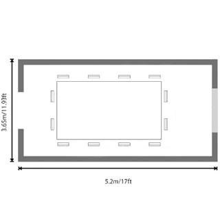Схема переговорной комнаты Шаляпин