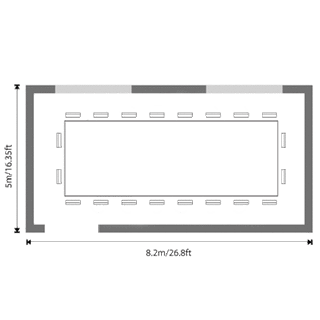 Схема переговорной комнаты Тургенев